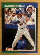 1989 Donruss Kevin McReynolds Baseball Card #99 Mets OF EXMT O/C
