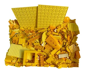 Lego Original Lot gelbe Farbe sortiert 1 Pfund 11 Unzen Bausteine - Bild 1 von 5