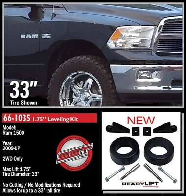 09-11 Dodge Ram 1500 2WD; Kit de Nivelamento Readylift 1,75"; #66-1035 - Imagem 1 de 2