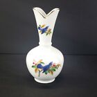 Lefton China Hand Painted Vase- 2834- Blue Bird and Berries