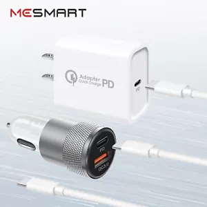 For Apple iPhone 15 Pro Max Plus Fast PD USB C Power Wall Car Charger Cable Cord - Picture 1 of 36