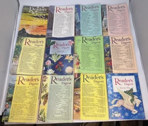 Vintage Readers Digest Magazines Full 1956 year - Picture 1 of 6