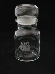 Vintage Gloria Vanderbilt Schwan Apotheker Glas selten belgischer Stil Eitelkeit EUC! - Bild 1 von 4