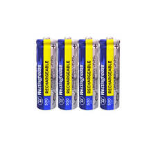 Batterie Solaire Rechargeable IFR14500 Fer Phosphate 500mAh Pack de 4