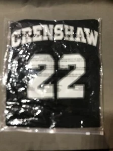 QUINCY McCALL 22 CRENSHAW HIGH SCHOOL BASKETBALL TRIKOT SCHWARZ/WEISS GRÖSSE LARGE - Bild 1 von 5