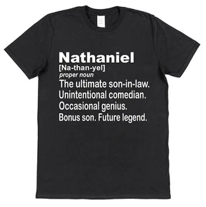 Personalised Funny Son-In-Law Dictionary Definition T-Shirt Humorous Gift - Picture 1 of 5