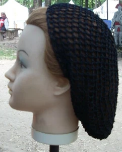 Lady MacSnood snood capelli basici all'uncinetto a mano - Diversi colori disponibili - Foto 1 di 17