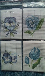 Stickpackung, Arndt & Weißleder, Kreuzstich, Blumen - Bild 1 von 9