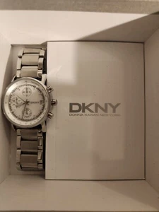 DKNY Ladies Chronograph Silver MOP Dial Stainless Steel Watch NY4331 - Picture 1 of 5