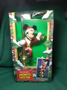 Mr. Christmas Mickey's beleuchteter animierter Baumaufsatz funktioniert - Bild 1 von 8