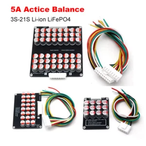 3S-21S 5A Aktiver Equalizer Balancer Li-Ion LiFePO4 LTO Akku Kondensator Posten - Bild 1 von 22