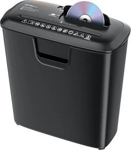 Bonsaii Paper Shredder for Home Use, 8-Sheet StripCut Home Office Shredder, - Picture 1 of 7
