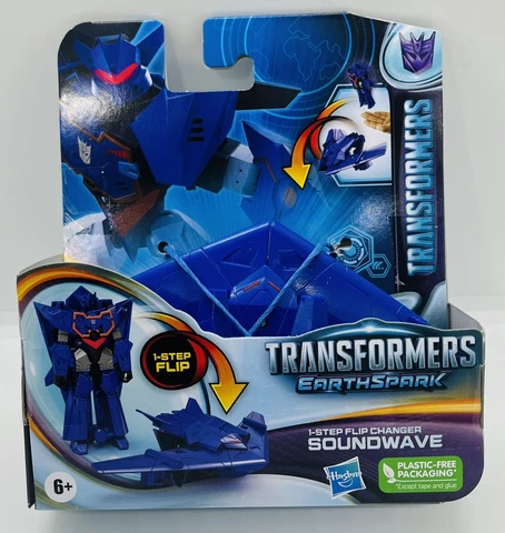 Transformers EarthSpark 1-Step Flip Changer Soundwave New 2023 Cover