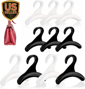 10 Pack Purse Hooks, Heavy Duty Handbag Hangers, Plastic Closet Hooks for Clo... - Picture 1 of 1