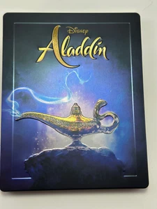 Disney's ALADDIN (Live, 2019) 3D + Blu-ray Zavvi UK Limited Edition STEELBOOK - Picture 1 of 10