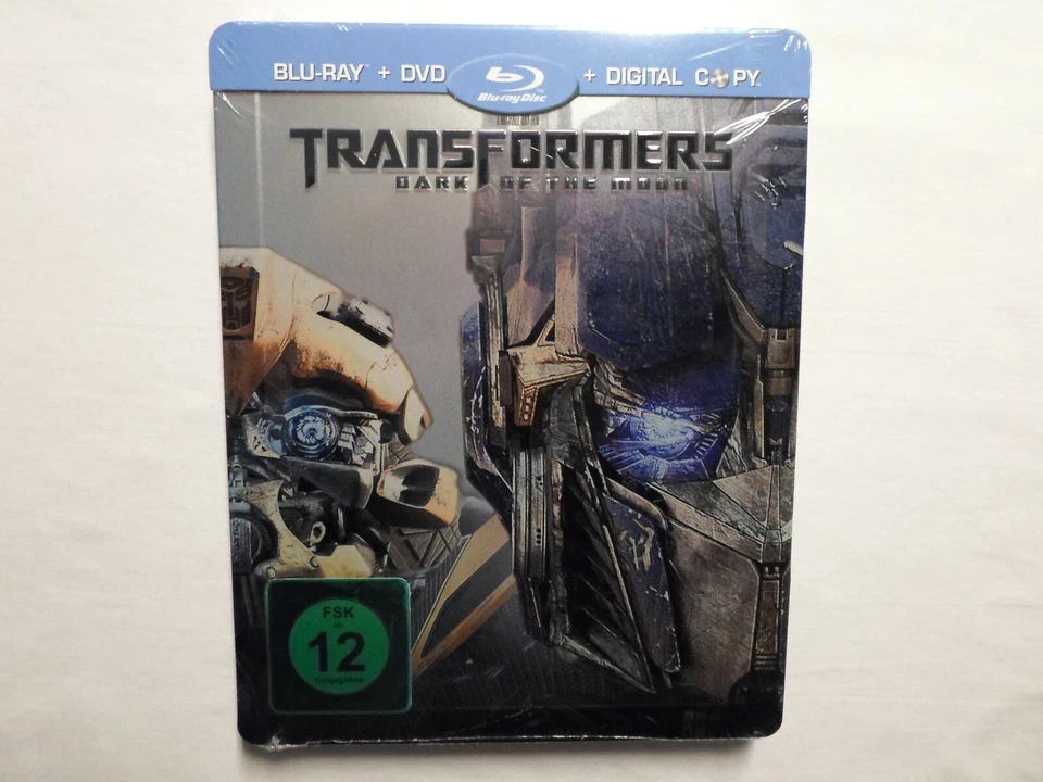 Transformers 3 Dark Of The Moon limitiert filme Blue Steelbox