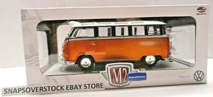 2015 M2 MACHINES 1/24, COPPER/BLK/WHT 1959 VW VOLKSWAGEN MICROBUS DELUXE, NICE ! - Picture 1 of 7