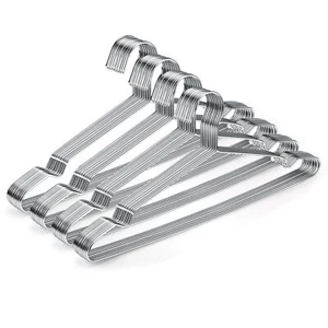 40 Pack Stainless Steel Wire Coat Hangers Heavy Duty Metal Clothes Hanger - Picture 1 of 7