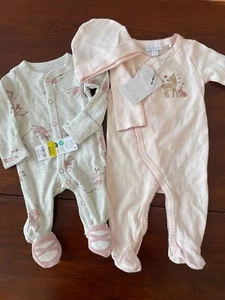 New With Tags Baby Girl Clothing Bundle Size newborn And 0-3 Months - Picture 1 of 4