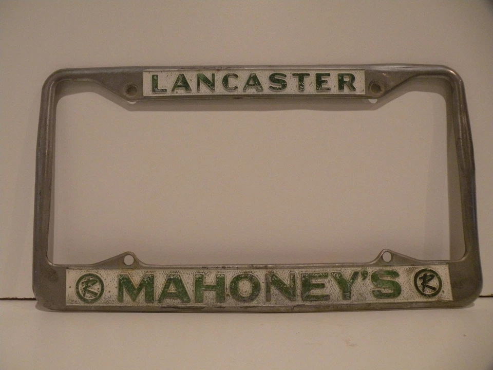 Lancaster Mahoney's Rambler дилерский номерной знак рама металлический тисненый держатель - Изображение 1 из 1