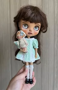 Blythe Doll Clothes -- Beautiful Retro Style Baby Girl's Wear Set (OOAK) - Picture 1 of 21