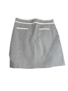 Talbots Skirt Lined Stripe Cotton Womens 6 Casual Preppy NEW - Picture 1 of 12