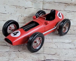 Jayland Detailed Handcrafted 1958 Ferrari 246 F1 Model Red Metal Handmade Decor - Picture 1 of 6