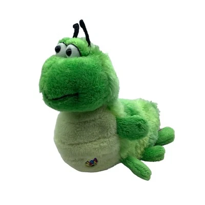 Ganz Webkinz Green Caterpillar Plush Stuffed Insect Animal Toy 9.5 Inch no code - Image 1 of 4