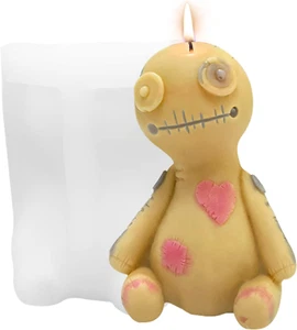 Halloween Horror Doll Candle Silicone Mold for DIY Aromatherapy Candles Homemade - Picture 1 of 7
