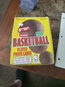 1990 Flair Basketball Full Box 36 count. - Picture 1 of 4