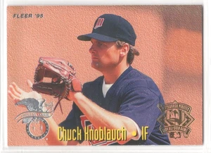 1994/95 Fleer CHUCK KNOBLAUCH/WIL CORDERO card #10 of 25 - Picture 1 of 2