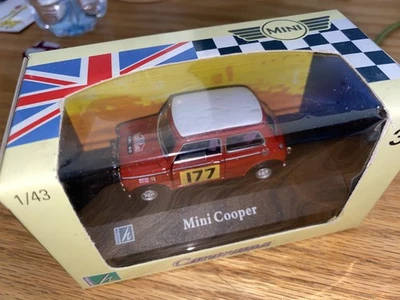 Hongwell Cararama  RED Mini Cooper  Rallye MonteCarlo  Scale 1:43 - Image 1 of 3