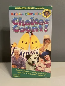 Kids for Character: Choices Count! VHS 1997 Children’s Education Classics - Imagen 1 de 3