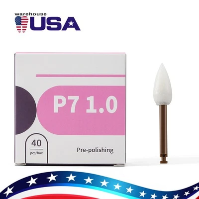 Pulidor compuesto RA 40 piezas de puntos de acabado dental AZDENT Foto 1 de 4