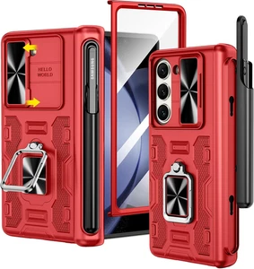 VEGO for Samsung Galaxy Z Fold 5 Case with Stand, [360°Ring Magnetic Kickstand][ - Picture 1 of 12