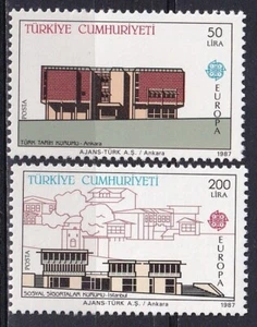 Turkey 1987 Yvert #2533/34 Europe CEPT MNH VF - Picture 1 of 1