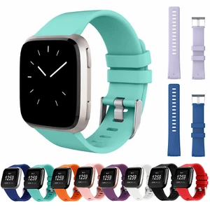 For Fitbit Versa / 2 / Lite Replacement Strap Silicone Buckle Sport Watch Band - Picture 1 of 43