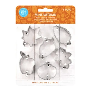 Autumn Cookie cutter Acorn Pumpkin Oak Leaf Maple Leaf Aspen Leaf Apple cutter - Picture 1 of 1