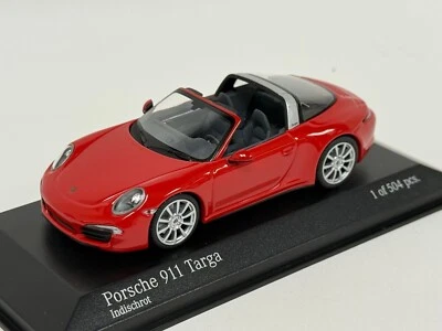 1/43 Minichamps Porsche 911 Targa 2013 in Red  410 062440 BK170 - Image 1 of 4