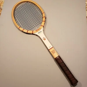 VTG Wilson The Jack Kramer Autograph 4.25" Grip Light Wood Tennis Racquet USA - Picture 1 of 9
