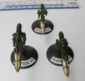 3 FRAGATAS CLASE ESPADA IMPERIAL Metal Flota de Batalla Gótico BFG Bien Pintado U3f - Imagen 1 de 3