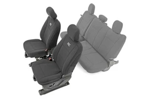Rough Country Neoprene Seat Covers for 15-25 F-150 |17-25 Super Duty - 91016 - Picture 1 of 4