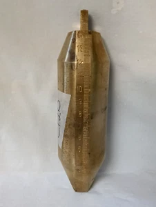 ROTELLA METRICA NAVALE PESO BRONZO MISURAZIONE LIQUIDI NAVE OLIO GASOLIO. CI10 - Foto 1 di 7