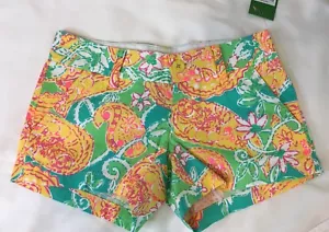 LILLY PULITZER Walsh Short Multi Pop Goes The Lemur Größe 000 Einzelhandel 58 $ - Bild 1 von 7