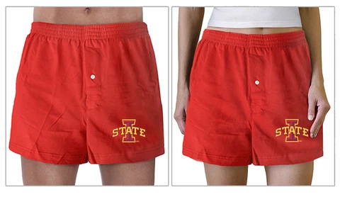 IOWA STATE Boxers ISU Cyclones Boxer Shorts GREAT AS PAJAMAS or SLEEP SHORTS Cover