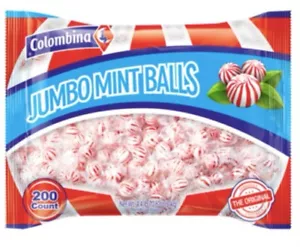 Colombina Original Peppermint Jumbo Balls, 200CT FREE SHIPPING! - Picture 1 of 1