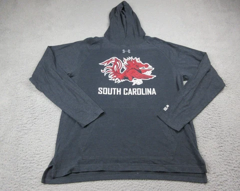 South Carolina Gamecocks Sweatshirt Adult Medium Gray Hoodie College Football Cover