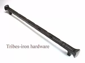 Wrought Iron Pull Handle 320mm Farmhouse Kitchen Cabinet Drawer Wardrobe Door - Picture 1 of 9