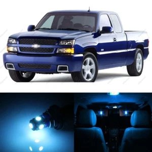 13 x Paquete de luz interior LED AZUL HIELO para 1999 - 2006 Chevy Silverado + HERRAMIENTA - Imagen 1 de 7