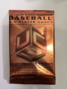 1995 Pinnacle UC3 3-D Baseball Premier Edition 1 Factory Sealed Pack 🔥